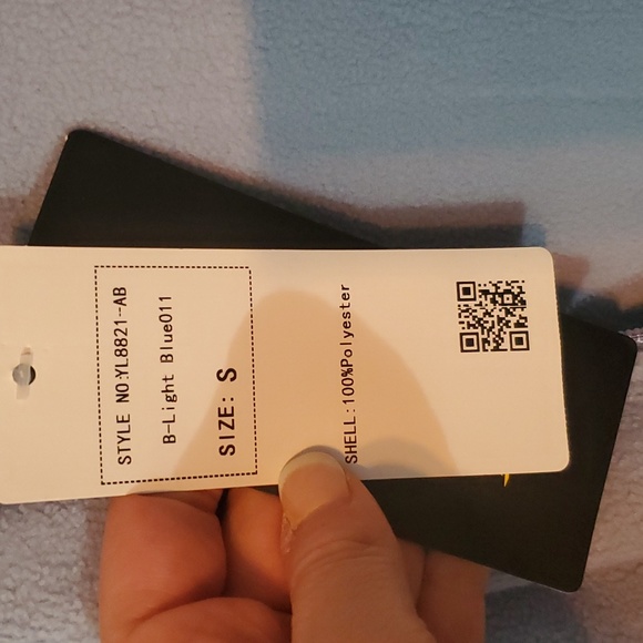 New with Tags Womens Small urban outdoors fleece zip up jacket light blue - Picture 5 of 5